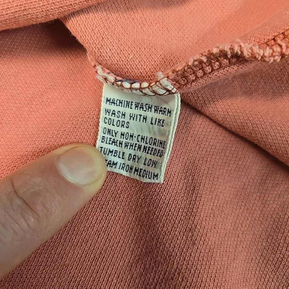 Vintage Polo Ralph Lauren Mens Shirt Size XL Watermelon Pink Muscle Cuff 90s Y2K